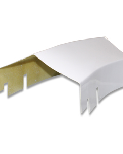 Covering 30.0deg GRP w/shoulder left f/bend 90deg curve